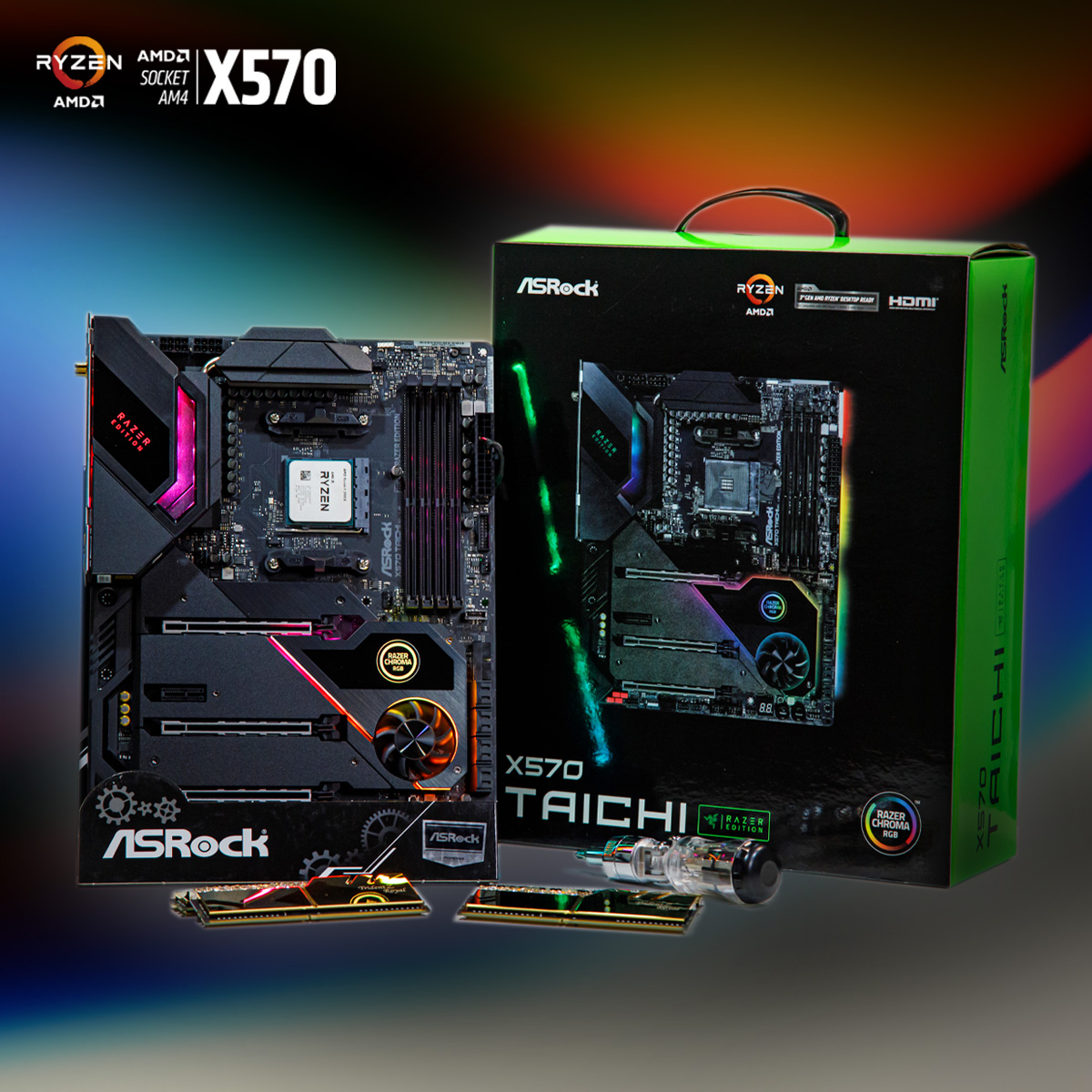 Asrock x Razer X570 Taichi motherboard review