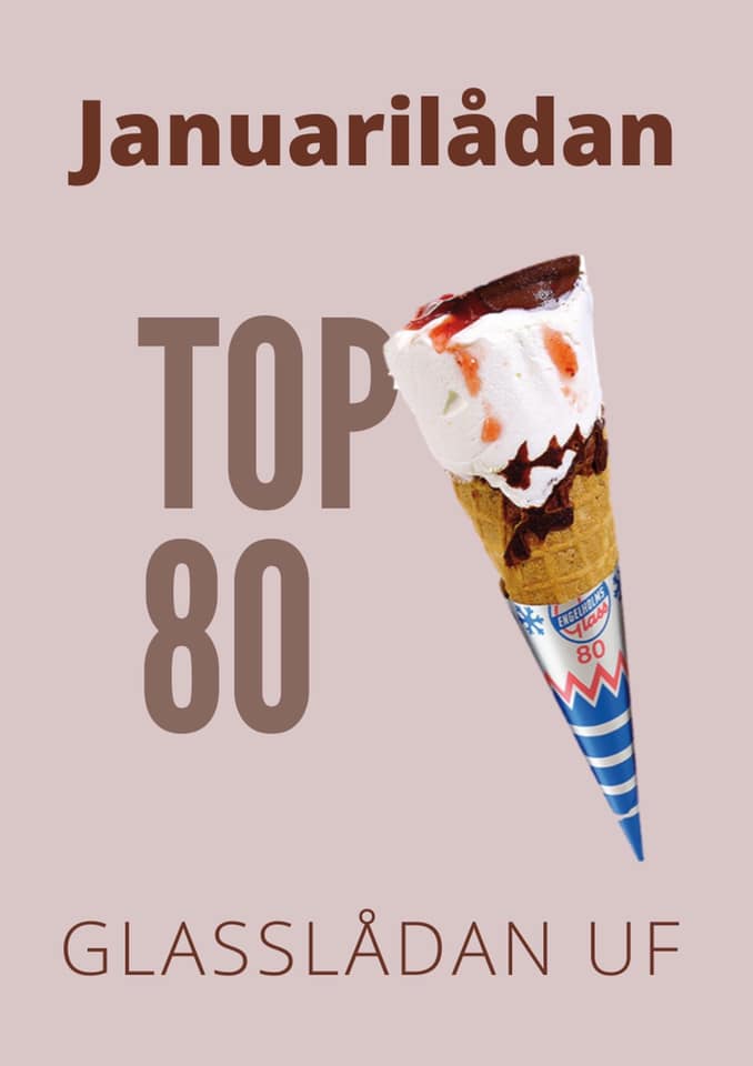 Glasslådan UF - Börja året i topp med top 80!🍦 Glassen ingår i vår ...