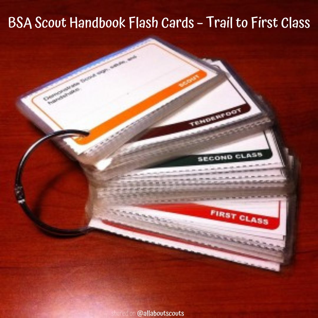 BSA Scout Handbook Flash Cards – Trail... - All About Scouts | Facebook