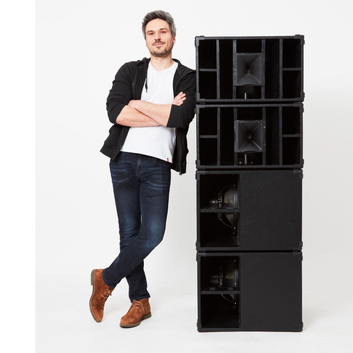 kf.soundsystems - The man stack (Andrés + stack) The brains, brawn, and ...