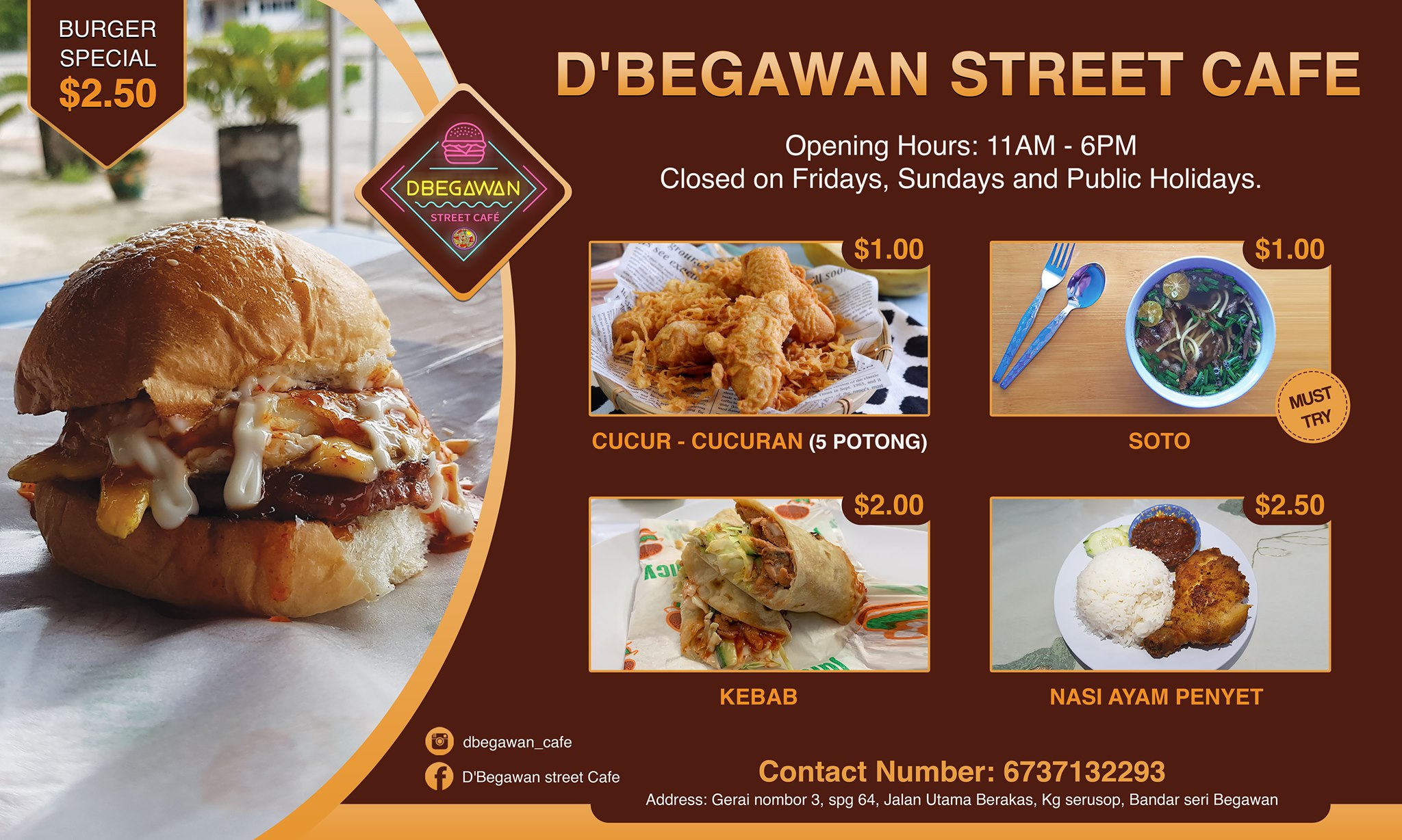 D'Begawan Street Café | Bandar Seri Begawan