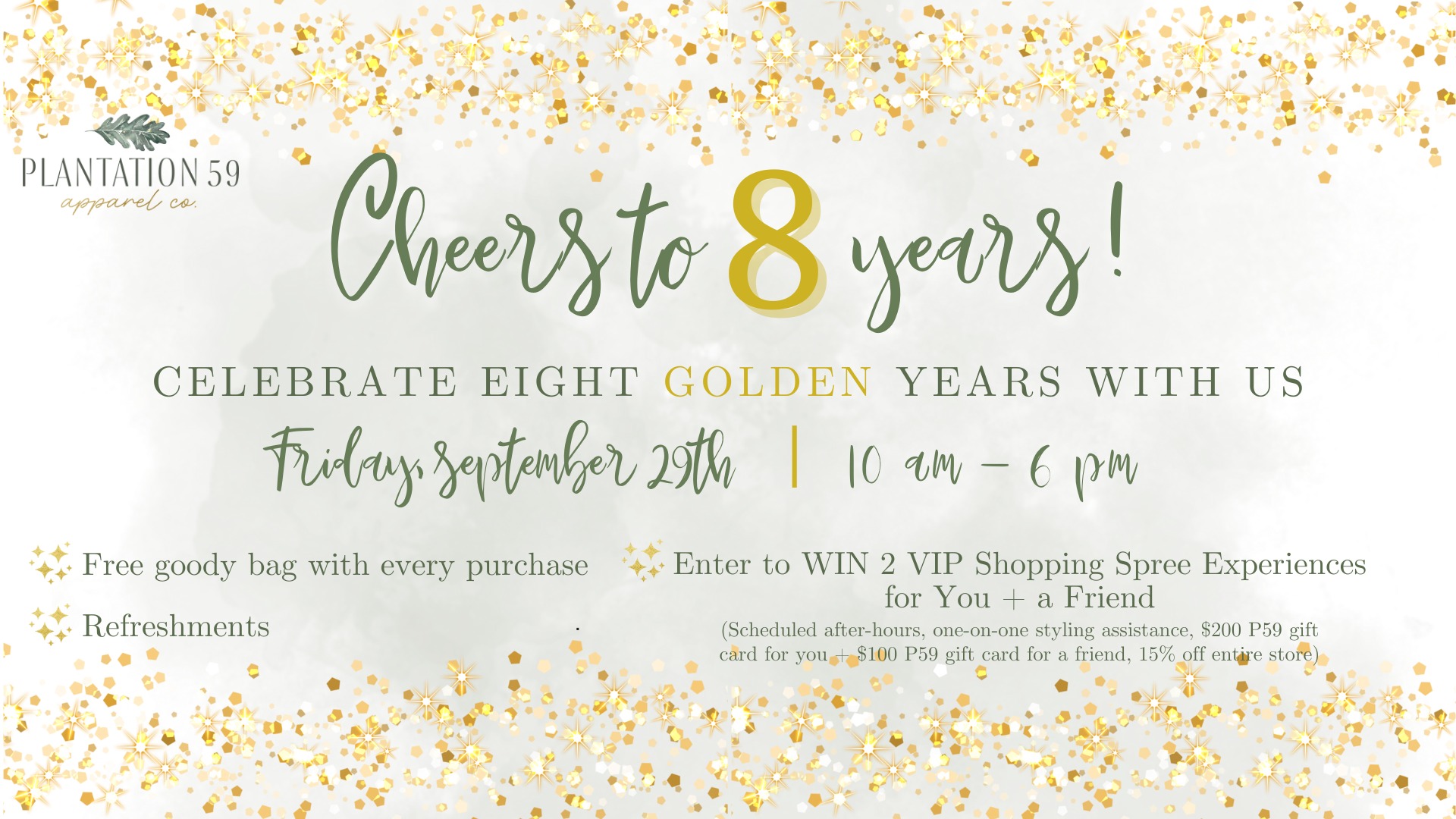 Cheers to 8 Years! (of P59)