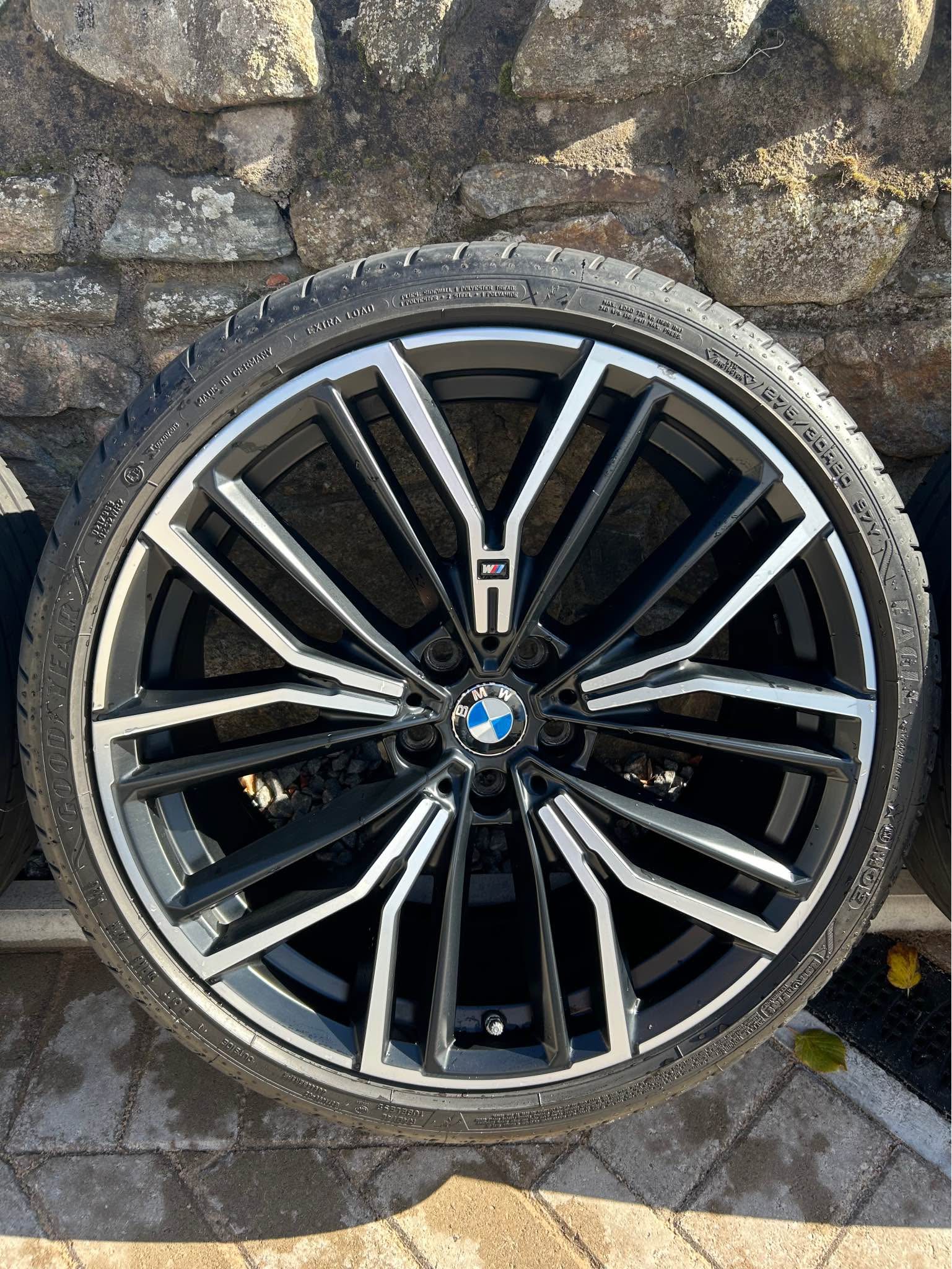 BMW 20” Alloy Wheels 846M Black with Bright Turned incl run flat tyres ...