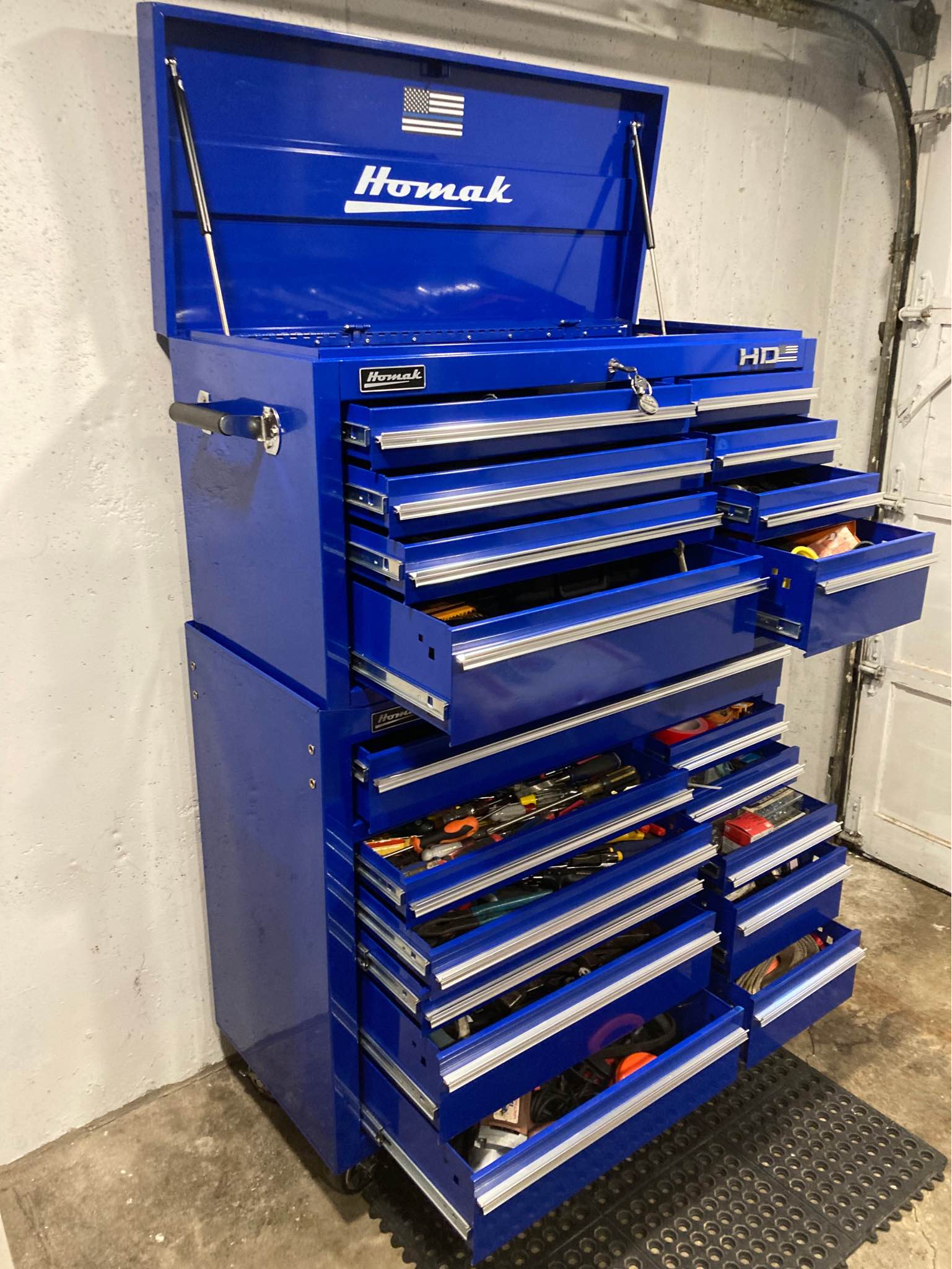 Homak Pro Series 41” Rolling Tool Box - Tool Boxes, Belts & Storage ...