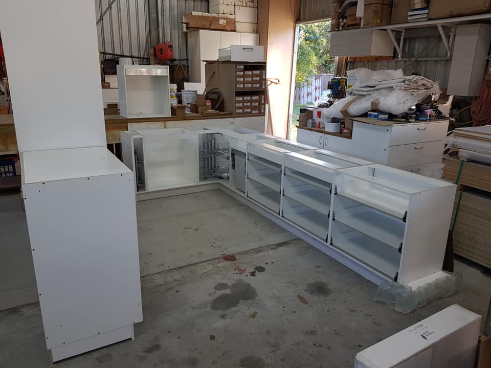 GRC Cabinets - Kallangur Kitchen well on it's way , its...