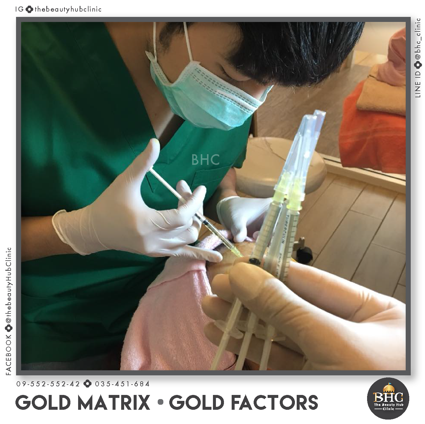BHC - #PRP #สวยด้วยเลือดตัวเอง GOLD MATRIX-GOLD FACTORS (GM-GF ...