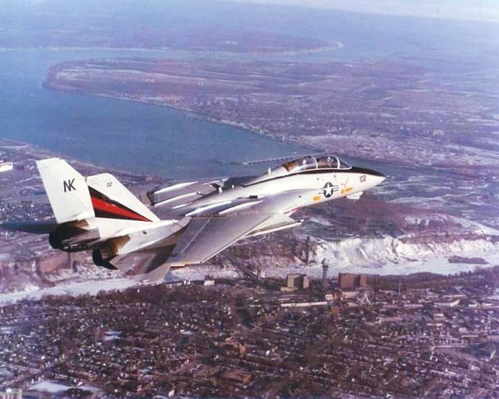 F-14A Tomcat assigned to the VF-154 Black Knights pictured during