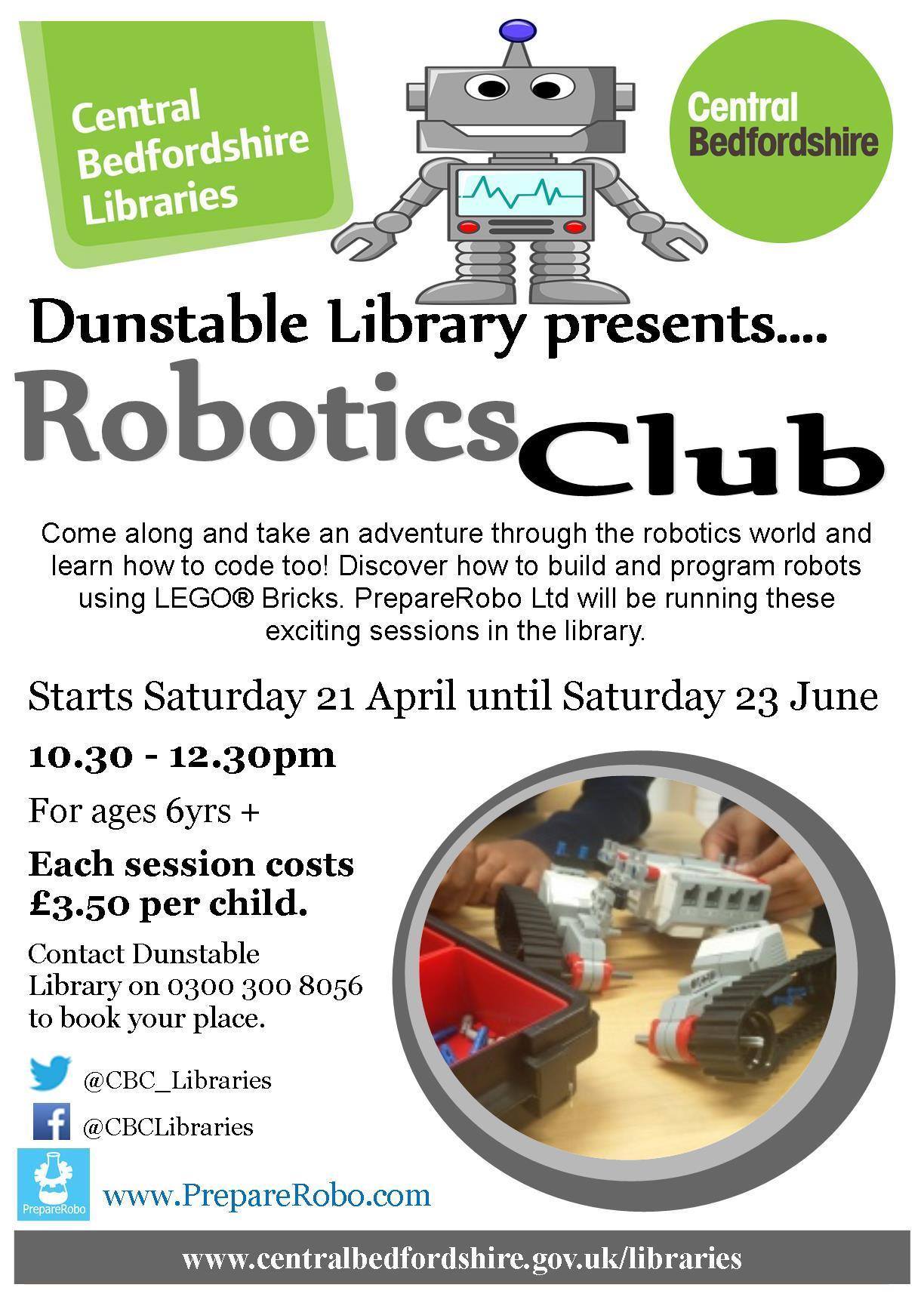 Robotics Club is... - Central Bedfordshire Council Libraries