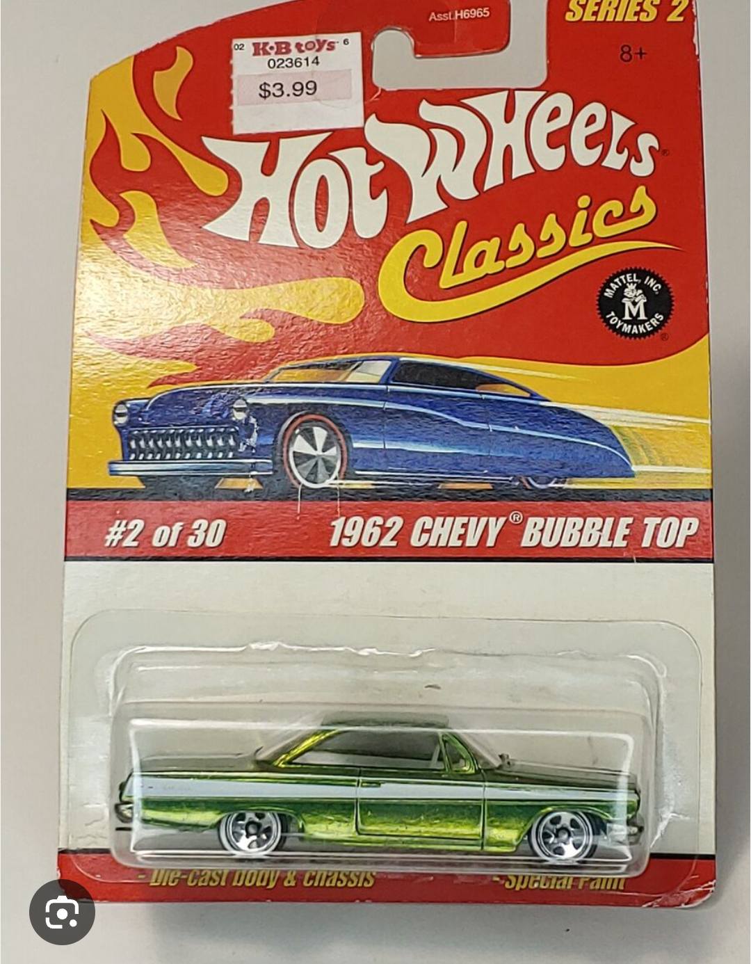 What is this 1962 Chevy Hot Wheels collectible?