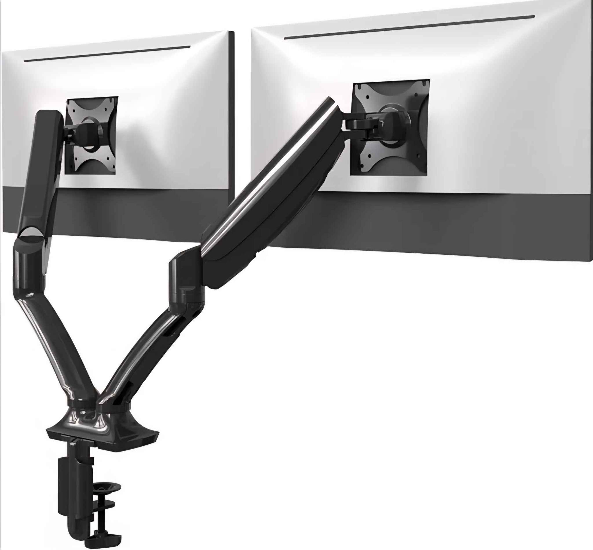 FlexiSpot Dual Monitor Stand for Desk Adjustable Spring Monitor Arm ...