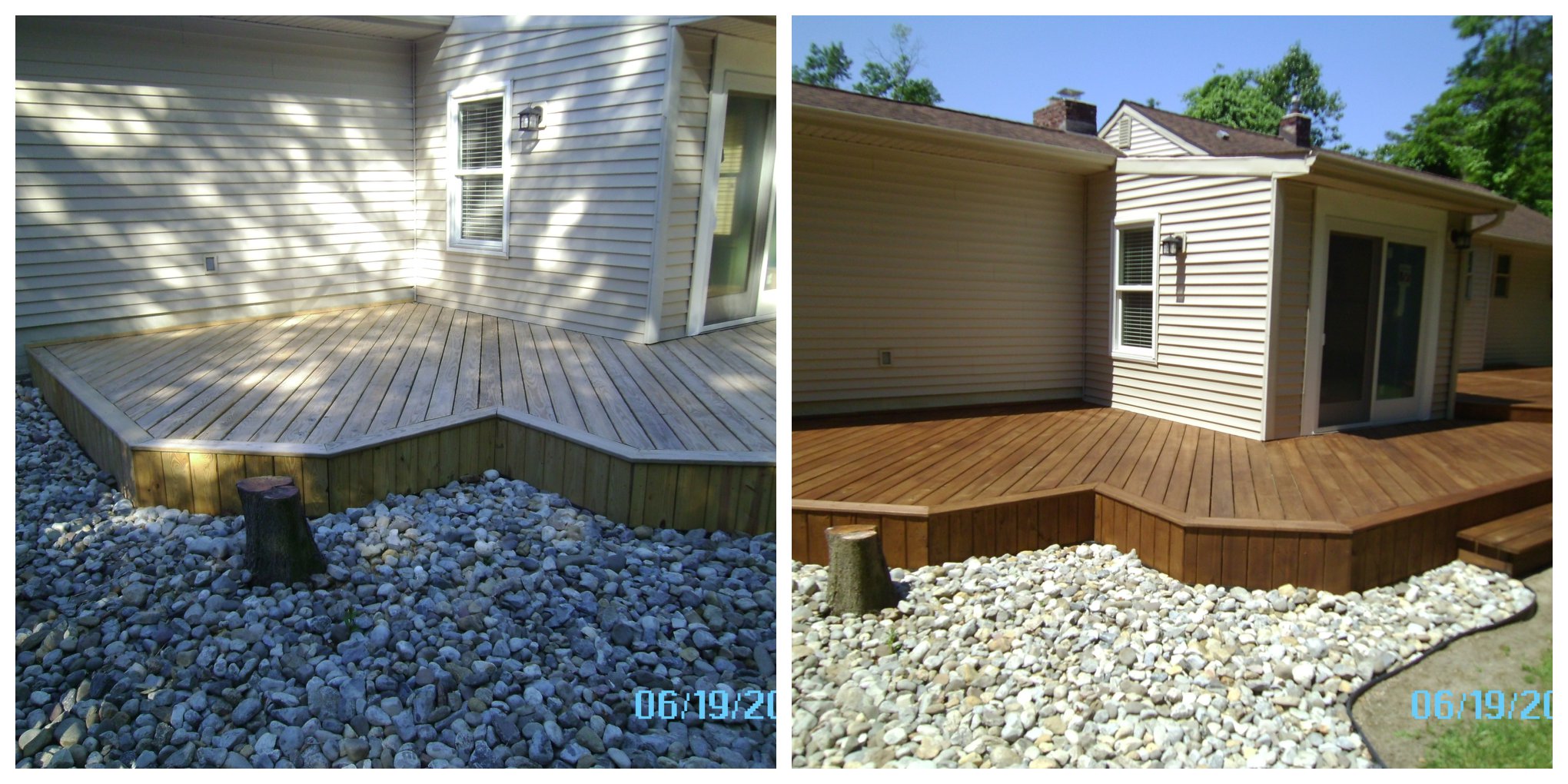 Before/After... - Deck Restoration Plus Deck & Wood Stain | Facebook