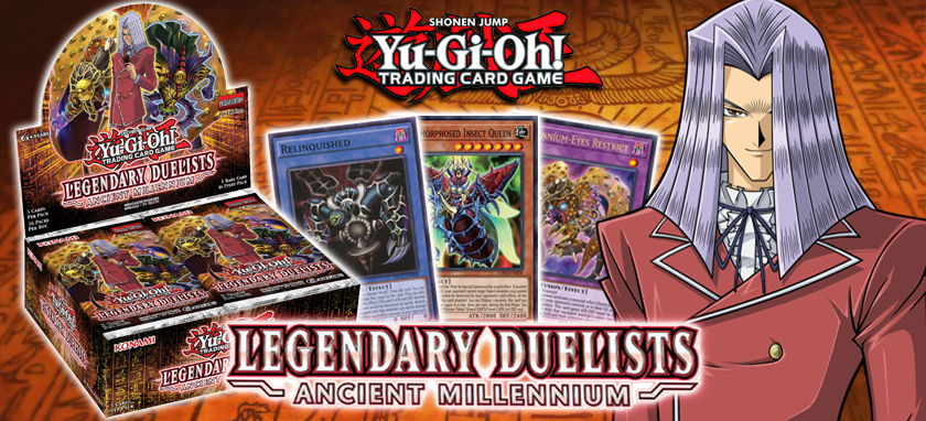 yugioh legendary duelists ancient millennium card list Konami Yu-Gi-Oh Cards - Duelists: This card gains ATK/DEF equal to that equipped monsters YuGiOh Trading Card Game Legendary