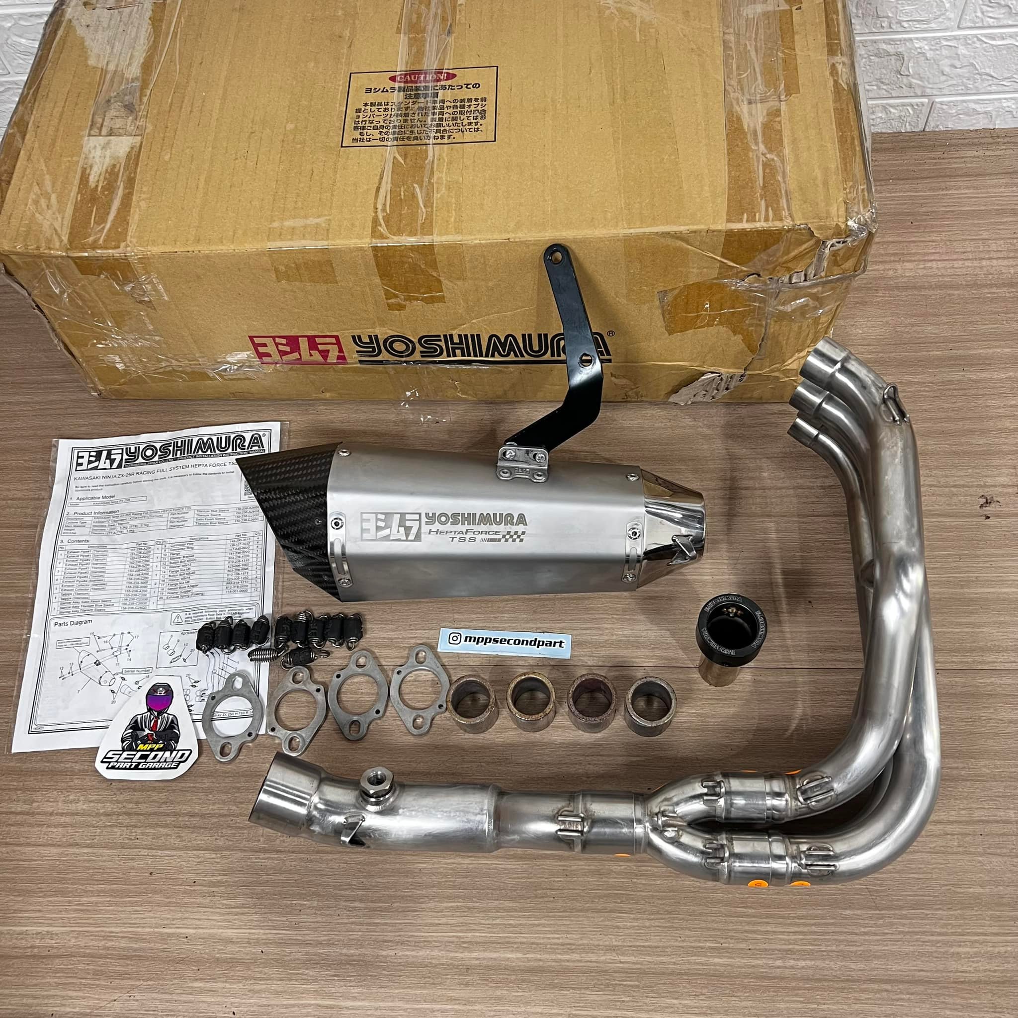 ヨシムラ ヘプタフォース TTS 一ころ ZX25R ZX-25R zx25r マフラー