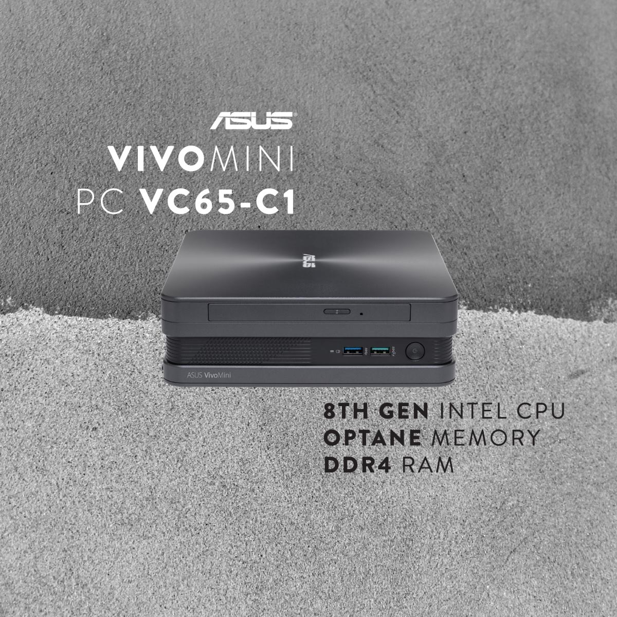 ASUS #VivoMini #VC66 is a high-performance mini PC with a