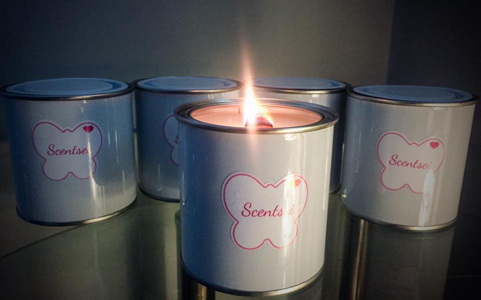 Alongside our fragrance, find our Boudoir scented candle, encased