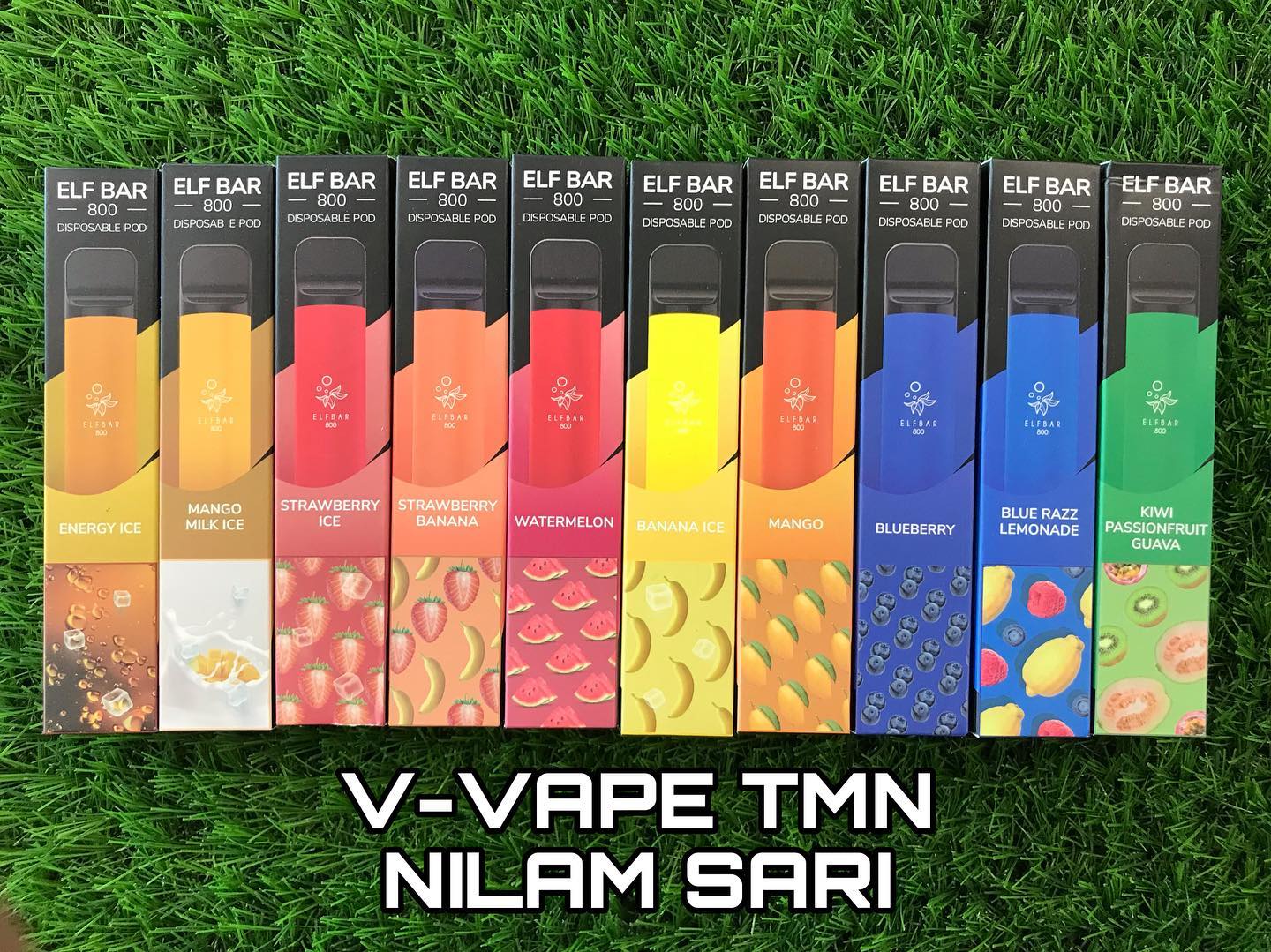 V-Vape - ⚜️ ELF BAR 800 PUFFS ⚜️ -pelbagai rasa yg menarik -disposable ...