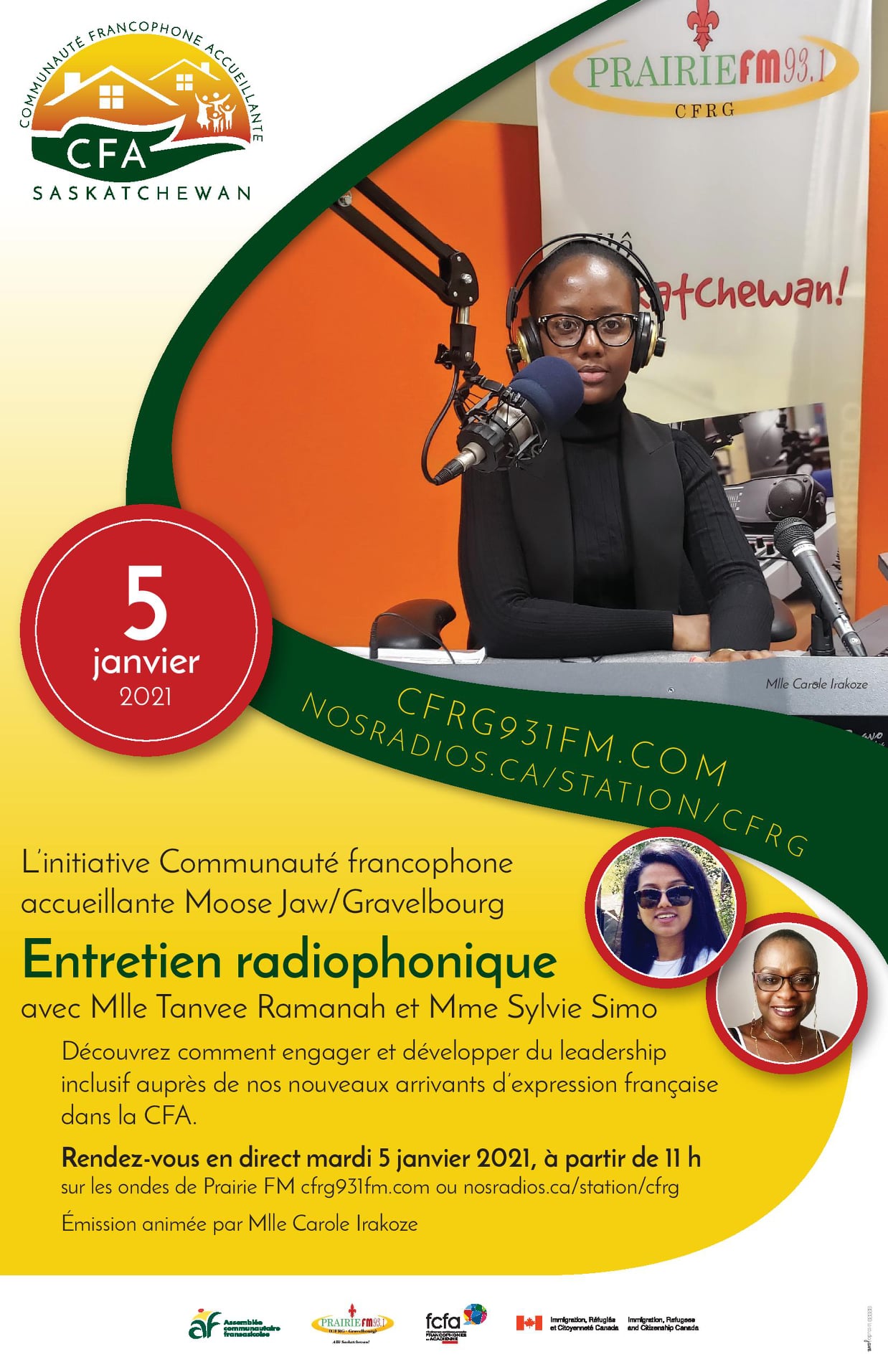 Ne manquez pas le prochain entretien radiophonique autour du leadership ...