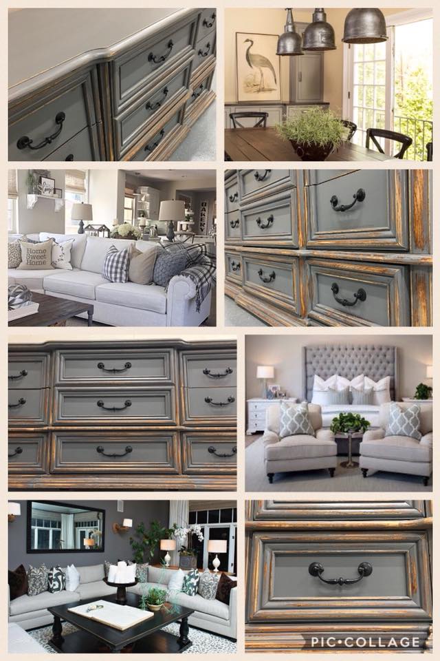 I've heard the critics, but in my eyes, gray-painted furniture never loses its charm. 💖 Which gray dresser do you like better?