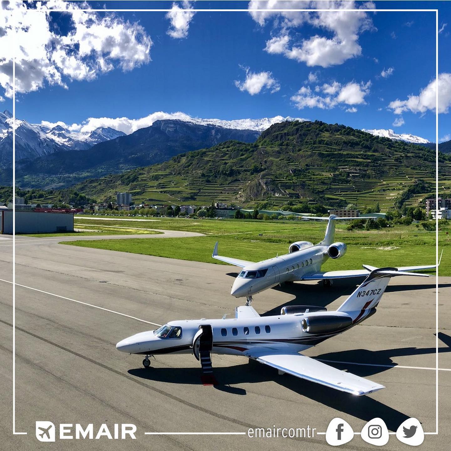 EMAIR Aviation - Cessna Citation CJ4 Gen2 shining under... | Facebook