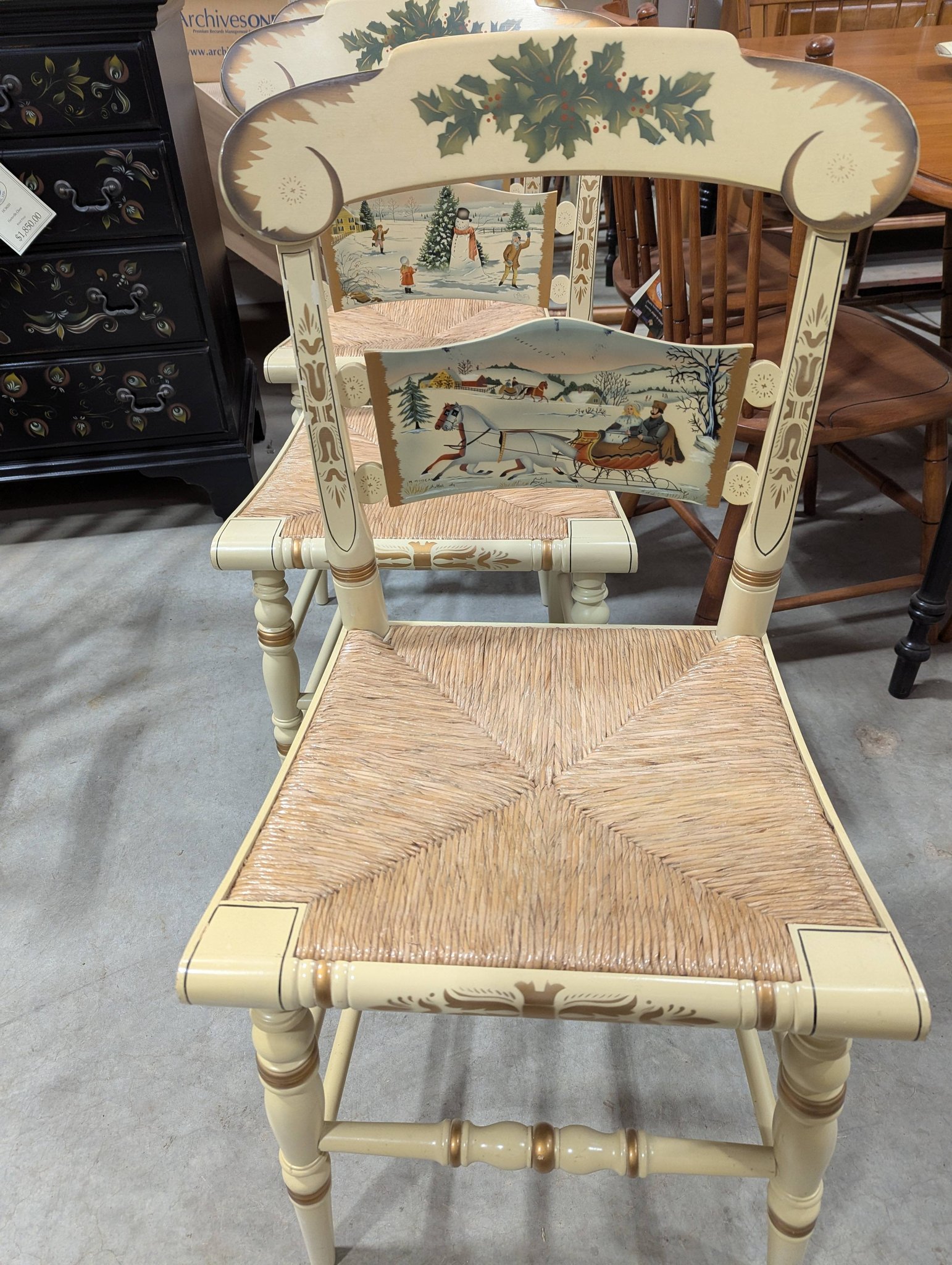 Limited edition Christmas chairs for sale