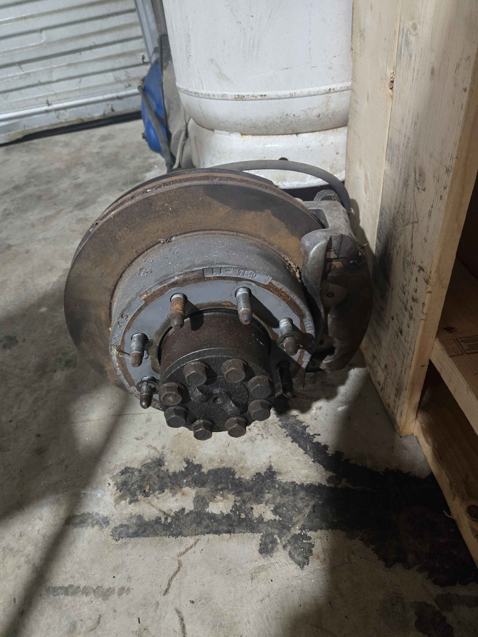 Rear Differential Assembly with Axles and Brake Rotor - Car Brakes ...