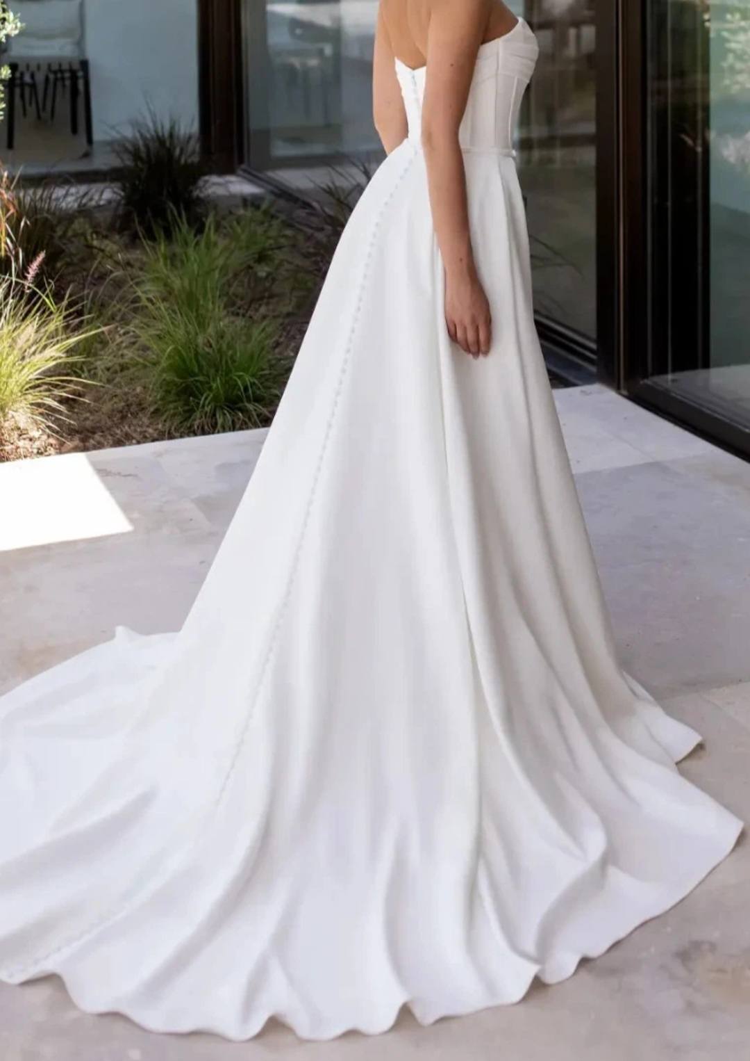 how to cut off a train on a dress Should I the train?! Size:36X30 new stock SHEIN BAE Women's Elegant Prom dress