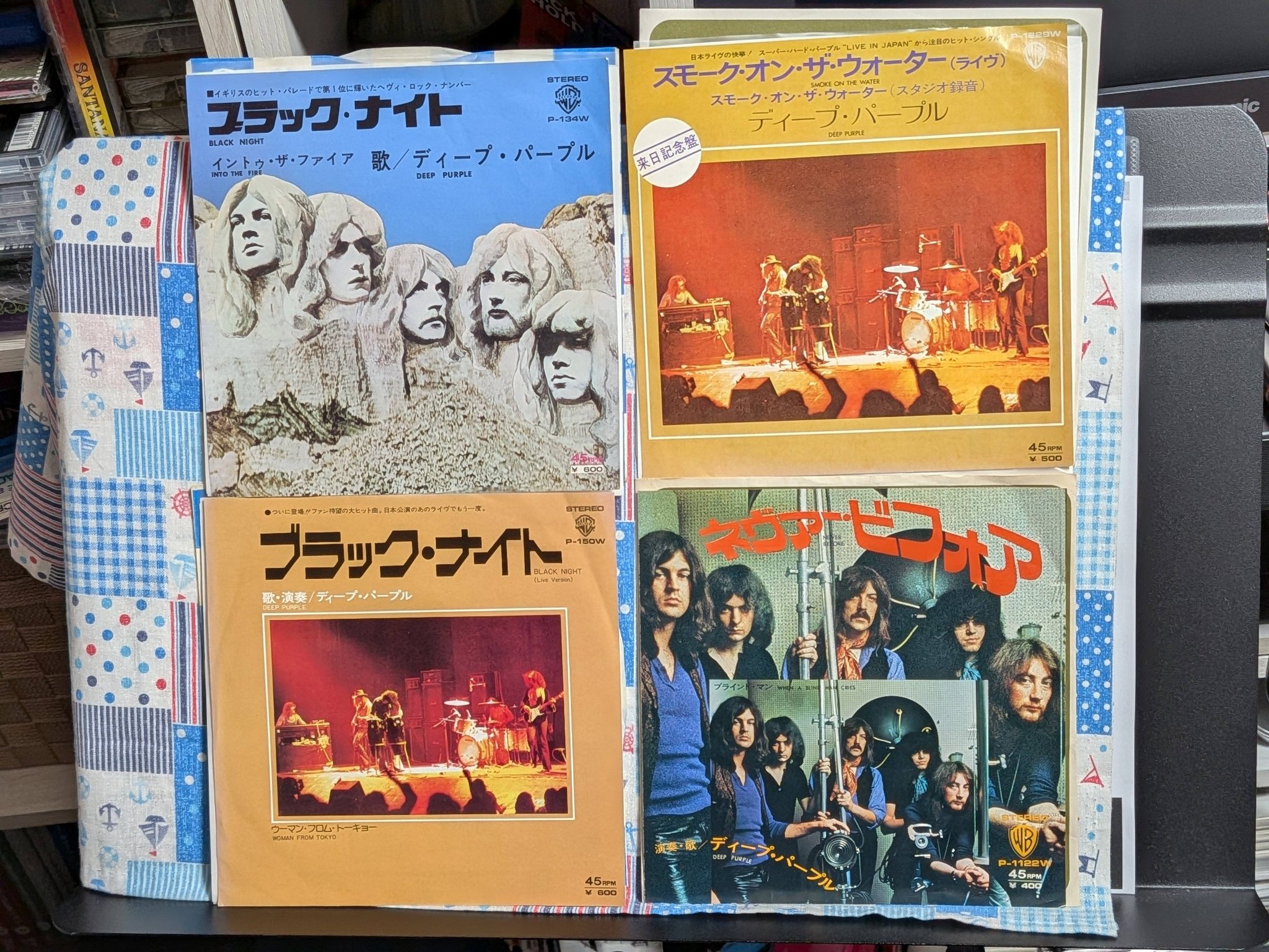 今日の休日はコツコツ集めたシングル盤聴いてから、先日購入したMSG