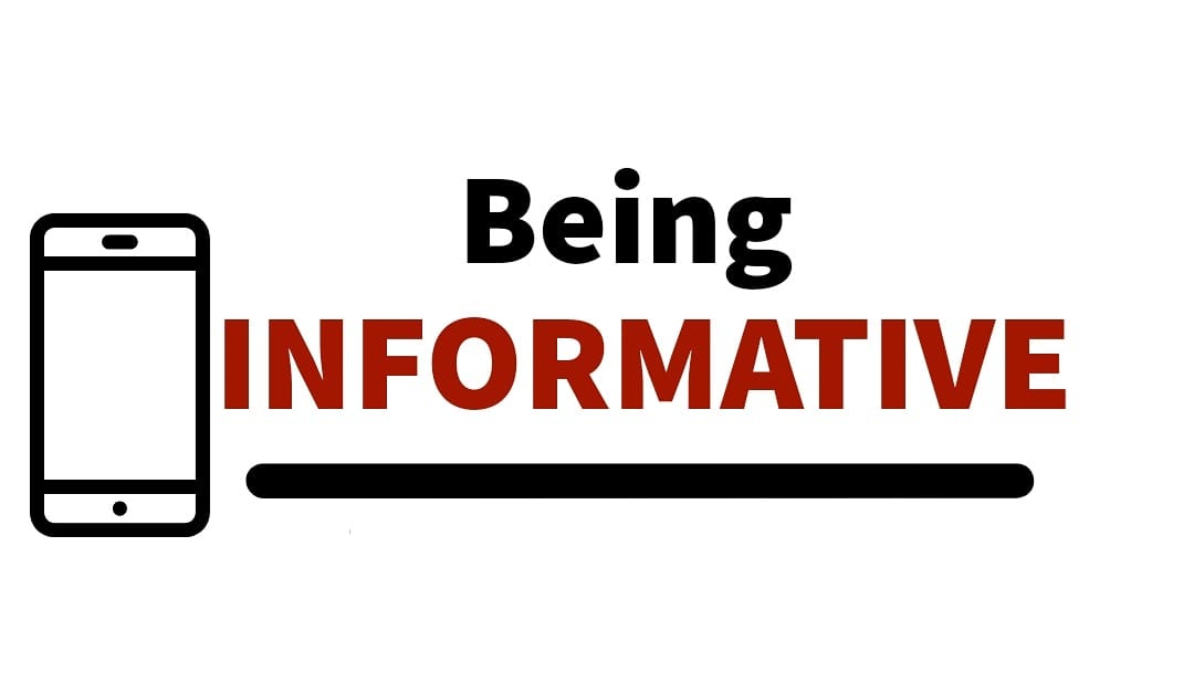 Being Informative