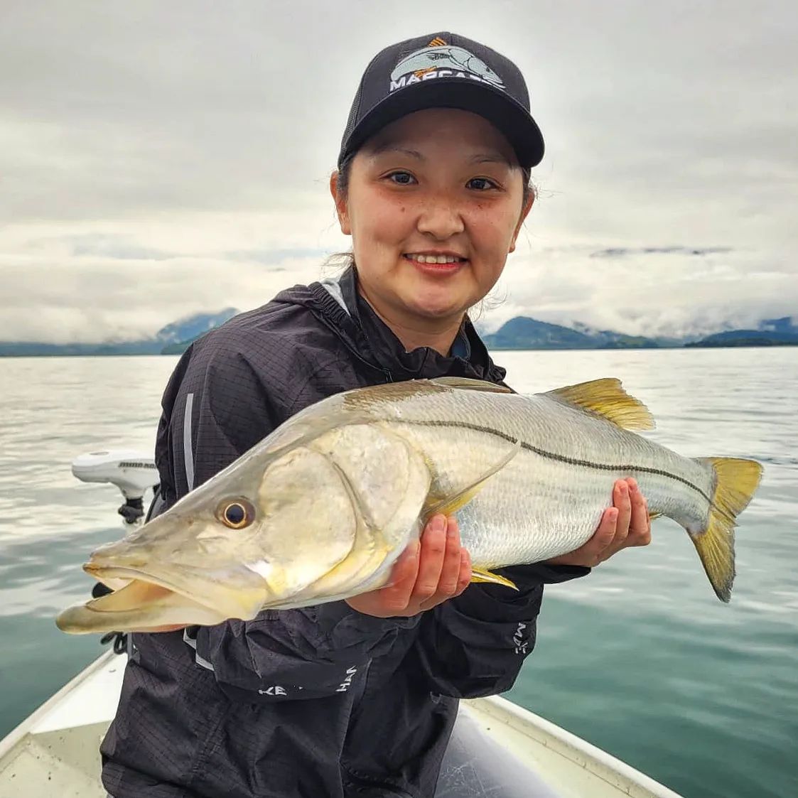 Robalo Flecha com a... - Marcatto Guia de Pesca Esportiva