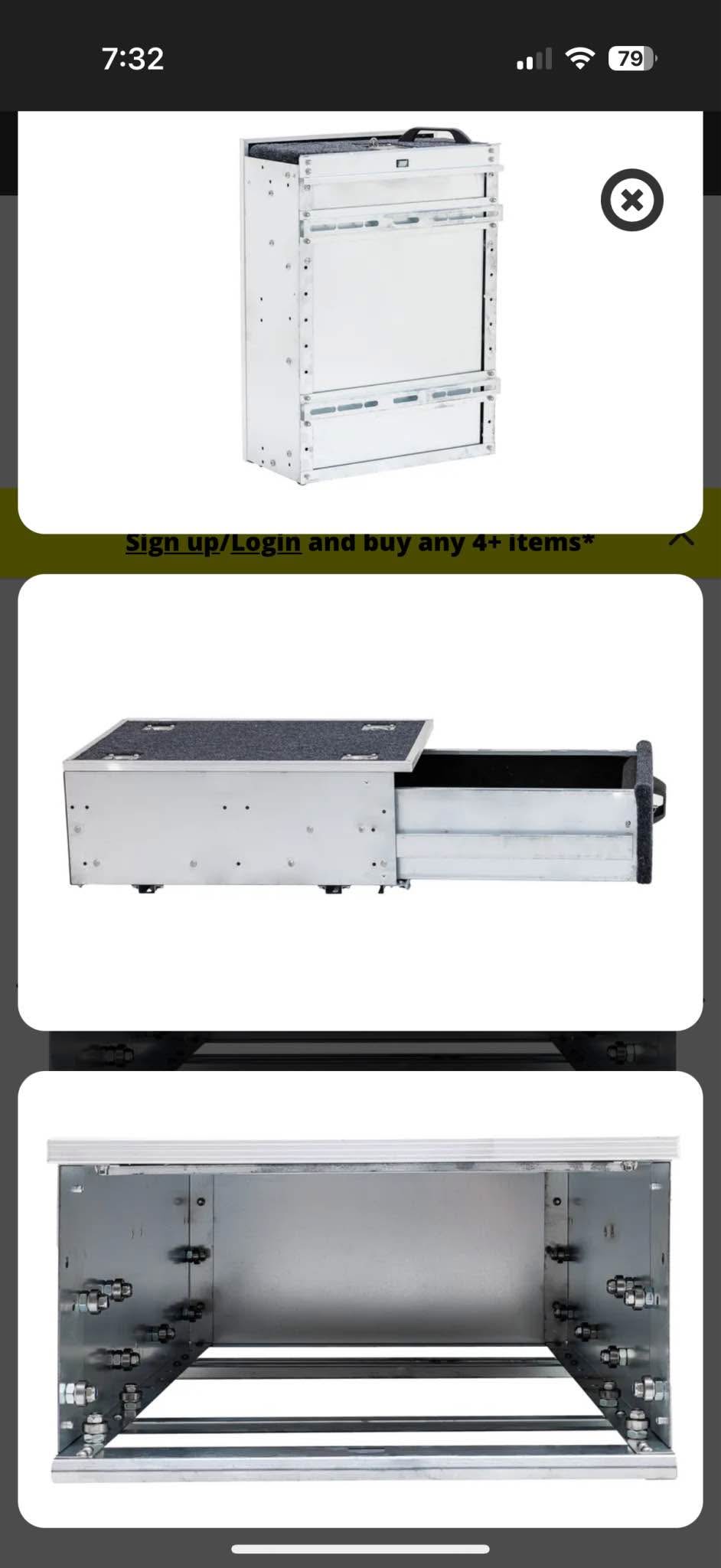 Adventure Kings 700mm Single Drawer x2 - Trunks & Chests - Lutana ...
