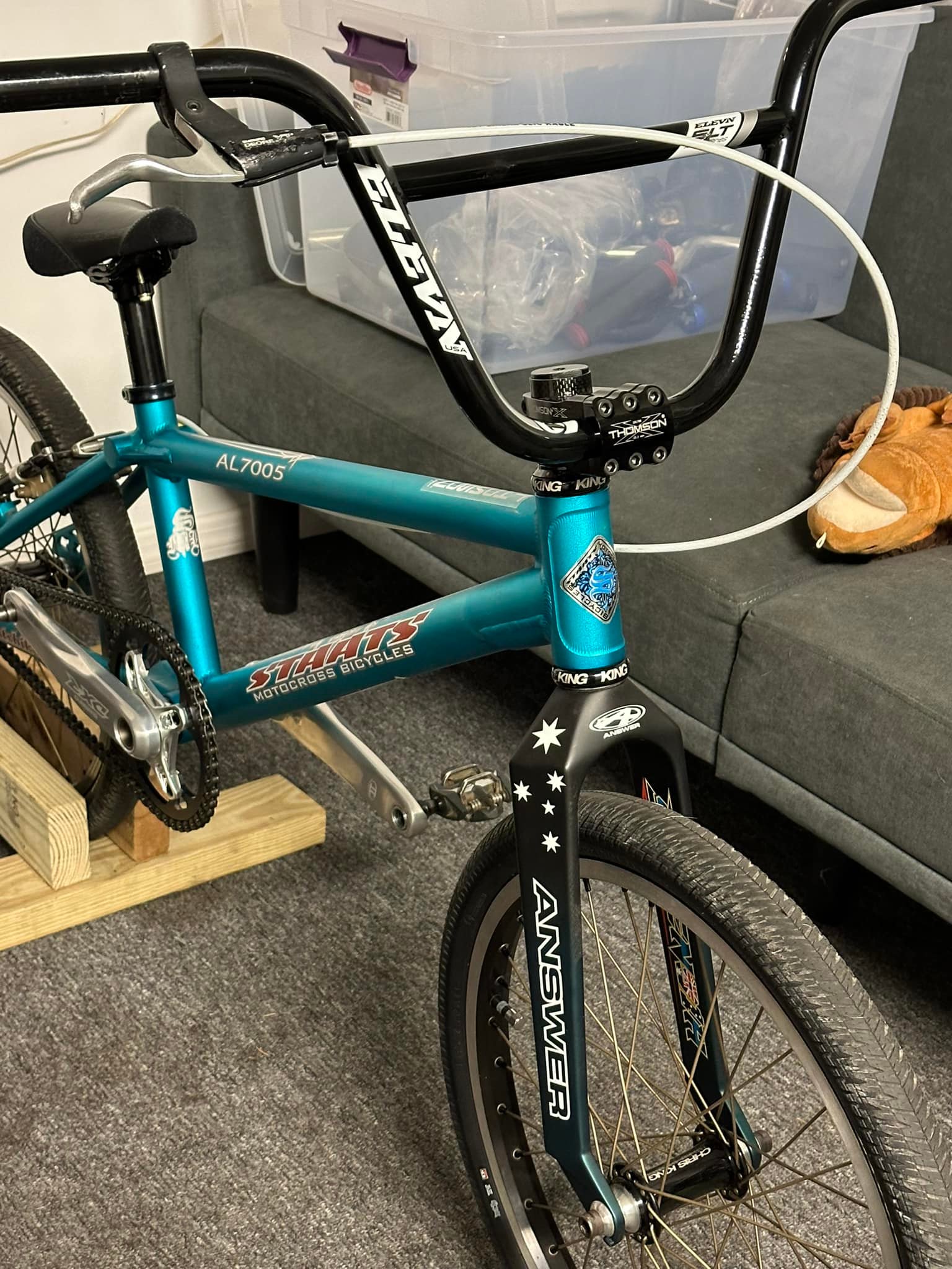 Building a vintage BMX bike with a Crupi frame