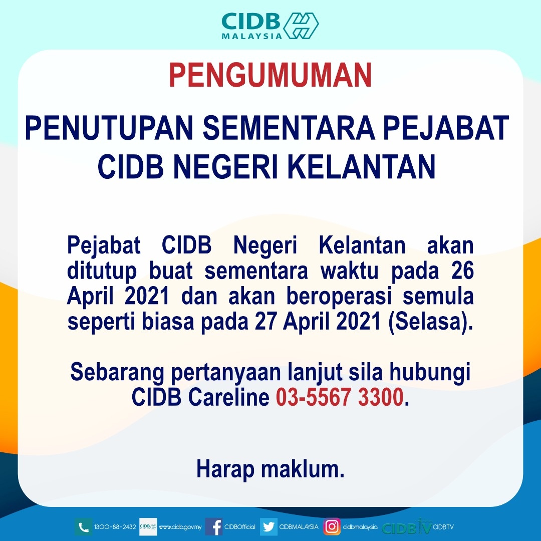 Cidb Kelantan Official Facebook
