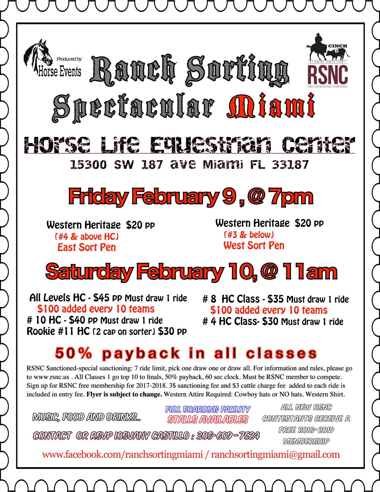 We are back!!!!! Ranch Sorting... - Ranch Sorting Miami | Facebook