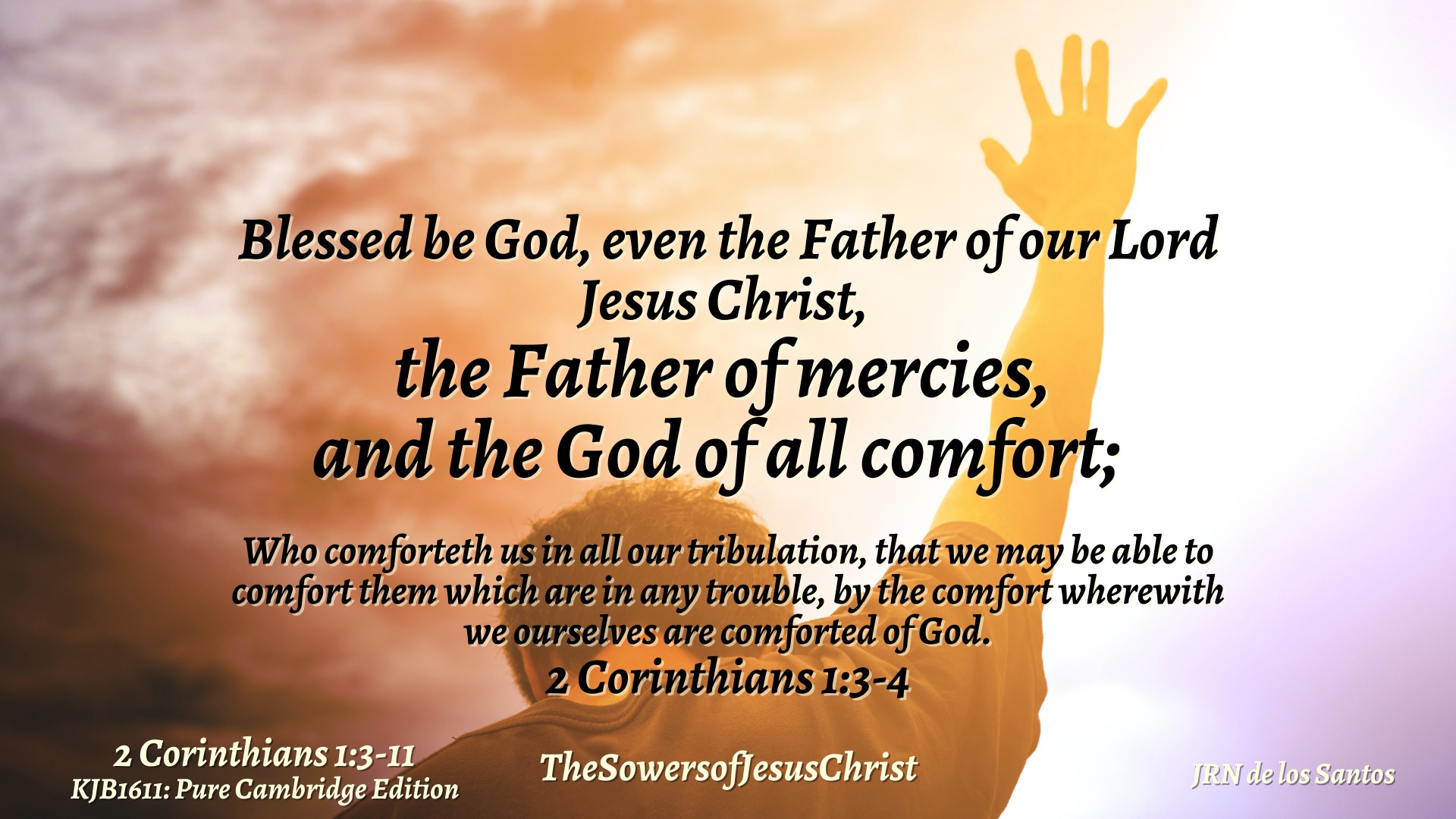 The Sowers - Memory Verse of the Day. Blessed be God, even the Father ...