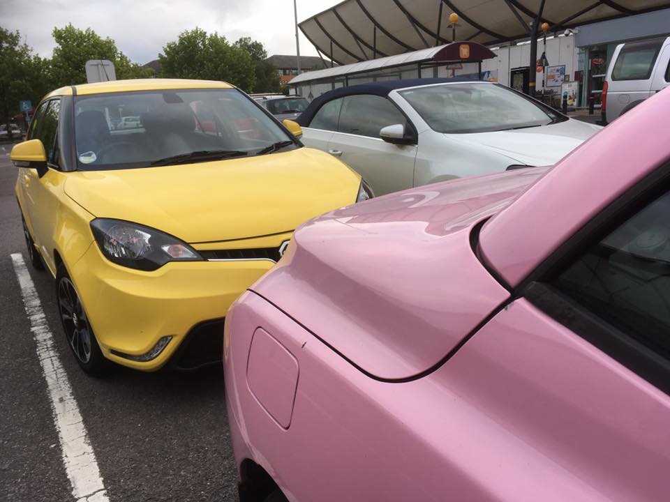 Pink Car Rally