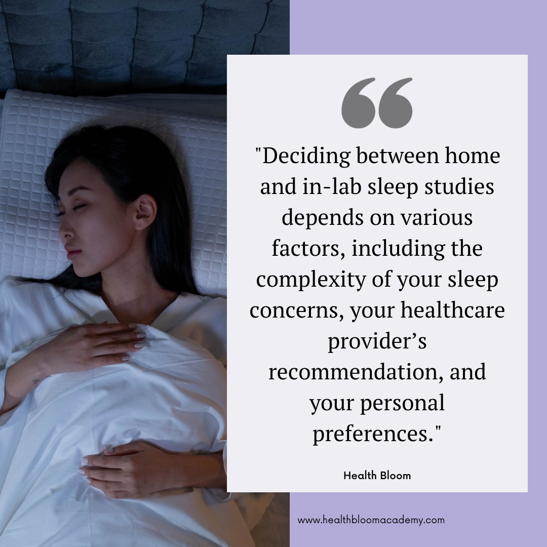 Home vs. In-Lab Sleep Tests for... - Health Bloom, LLC | Facebook