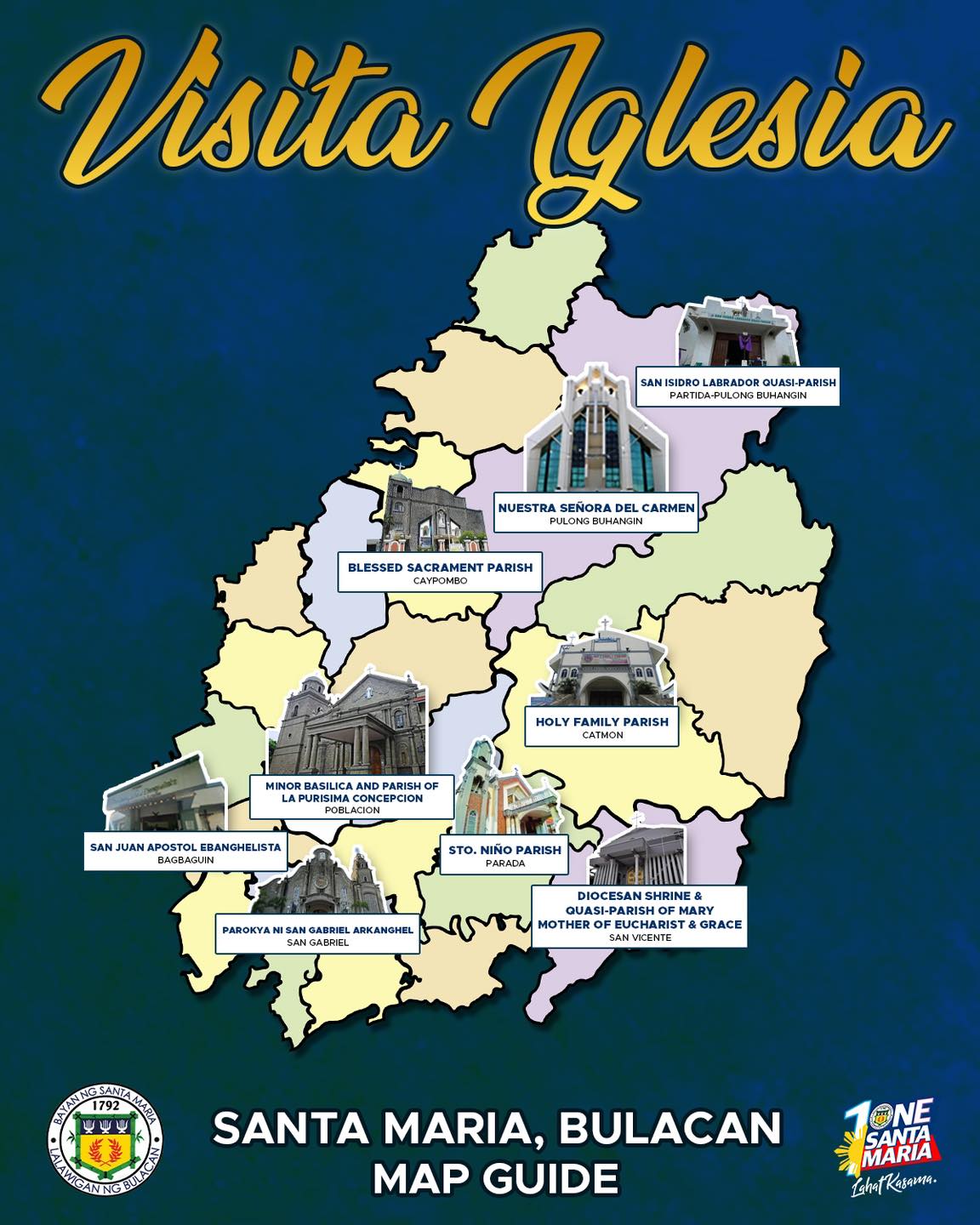 Municipality - SANTA MARIA, BULACAN VISITA IGLESIA MAP Narito po ang ...