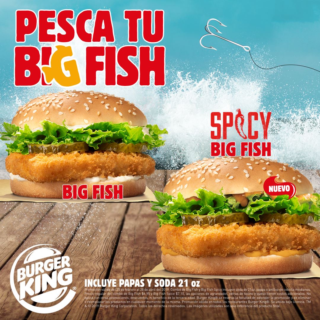 ¡Pesca tu Big Fish! Encuentra el... - Burger King Panamá | Facebook