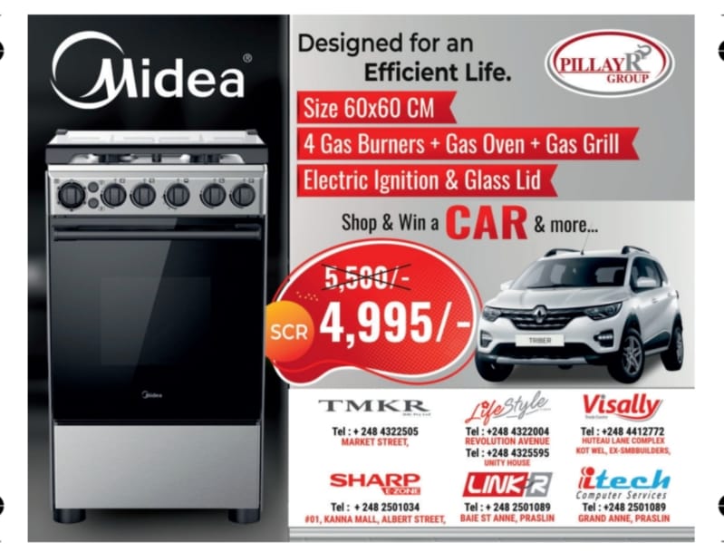 New models cooker with... - Lifestyle unityhouse seychelles