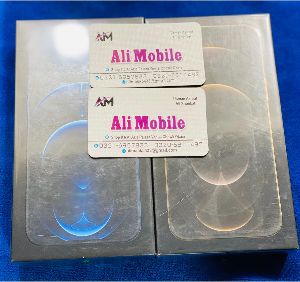 Ali Mobile - I phone 12 pro max Color Golden and blue now...