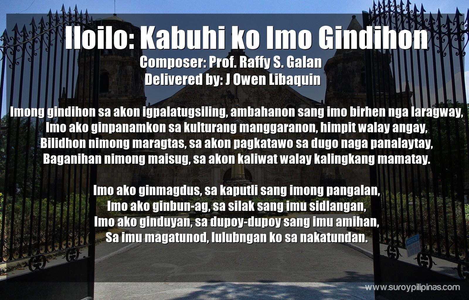 READ: BINALAYBAY NI PROF. RAFFY S.... - Aksyon Radyo Iloilo | Facebook