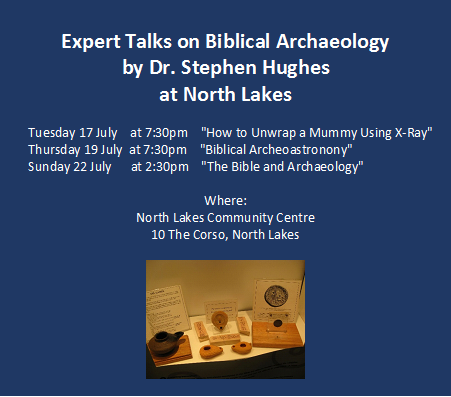 Bible Archaeology Exhibition Brisbane