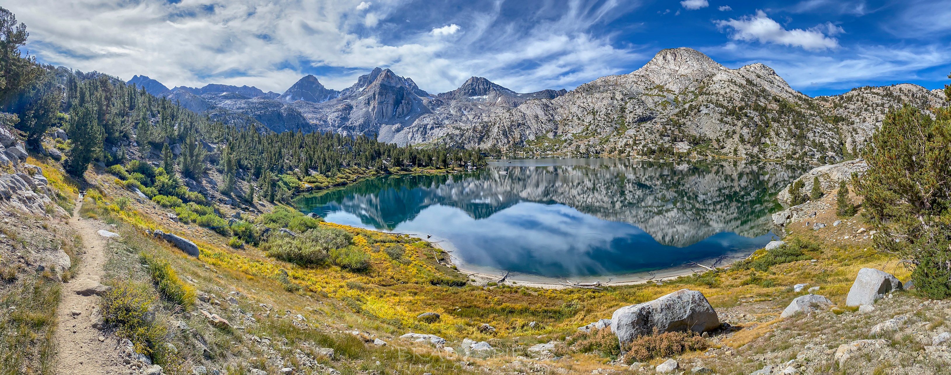 Rae Lakes Loop Map track