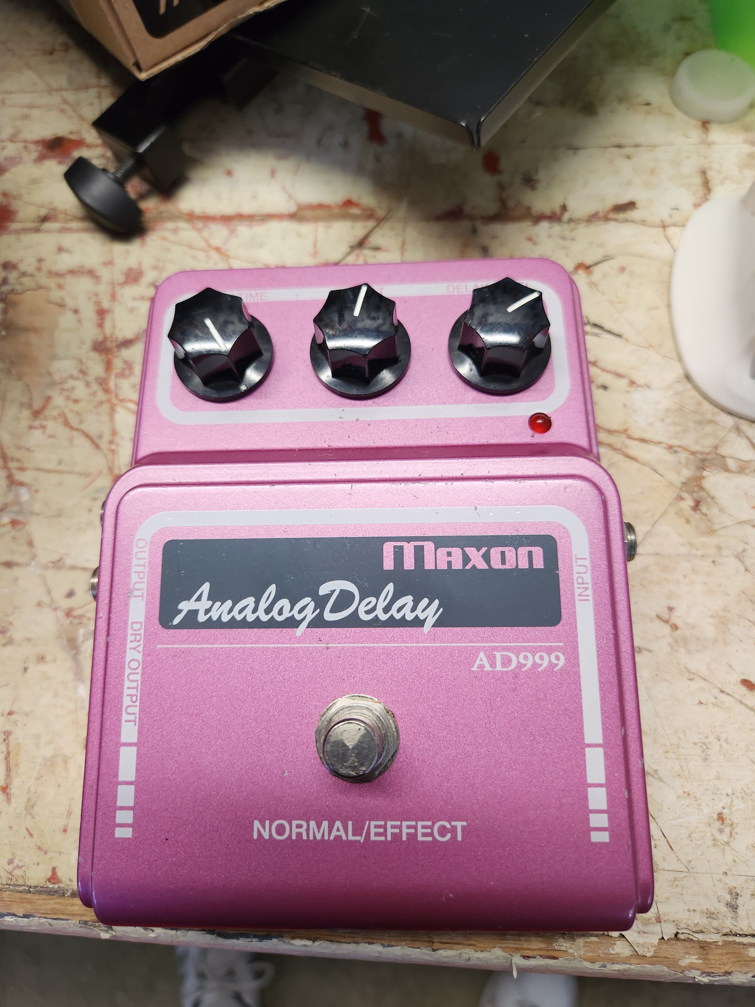 Maxon AD-80 analog delay pedal drawing