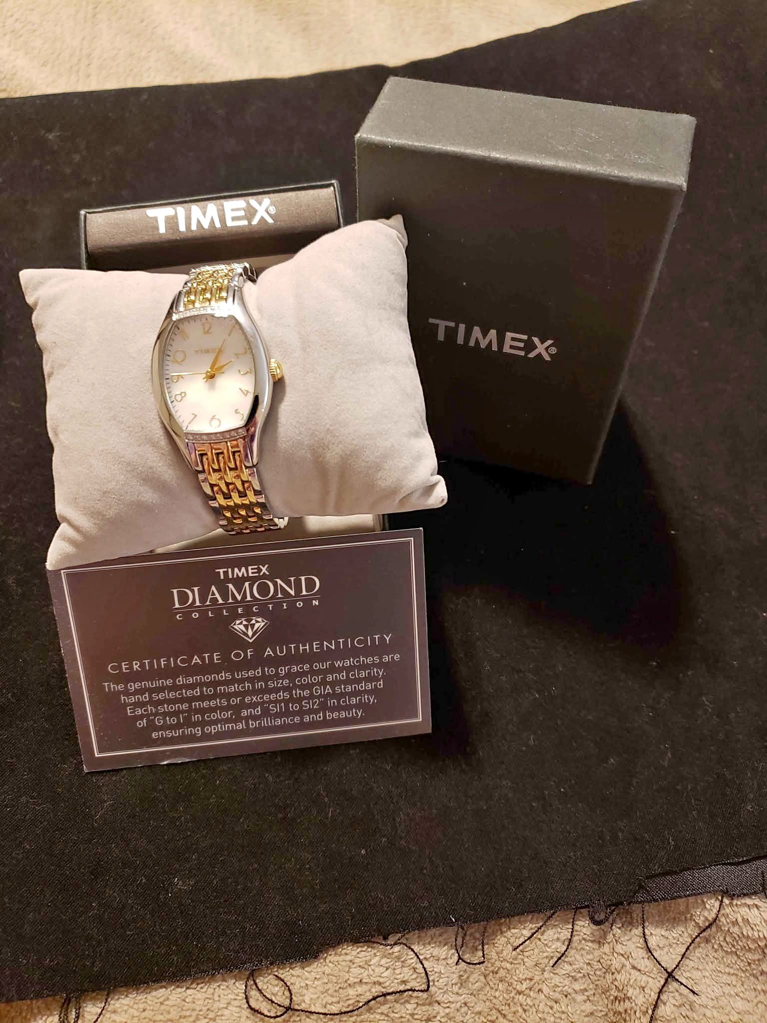 Ladies Timex watch/diamonds/mother of pearl - Women's Watches - Sophia ...