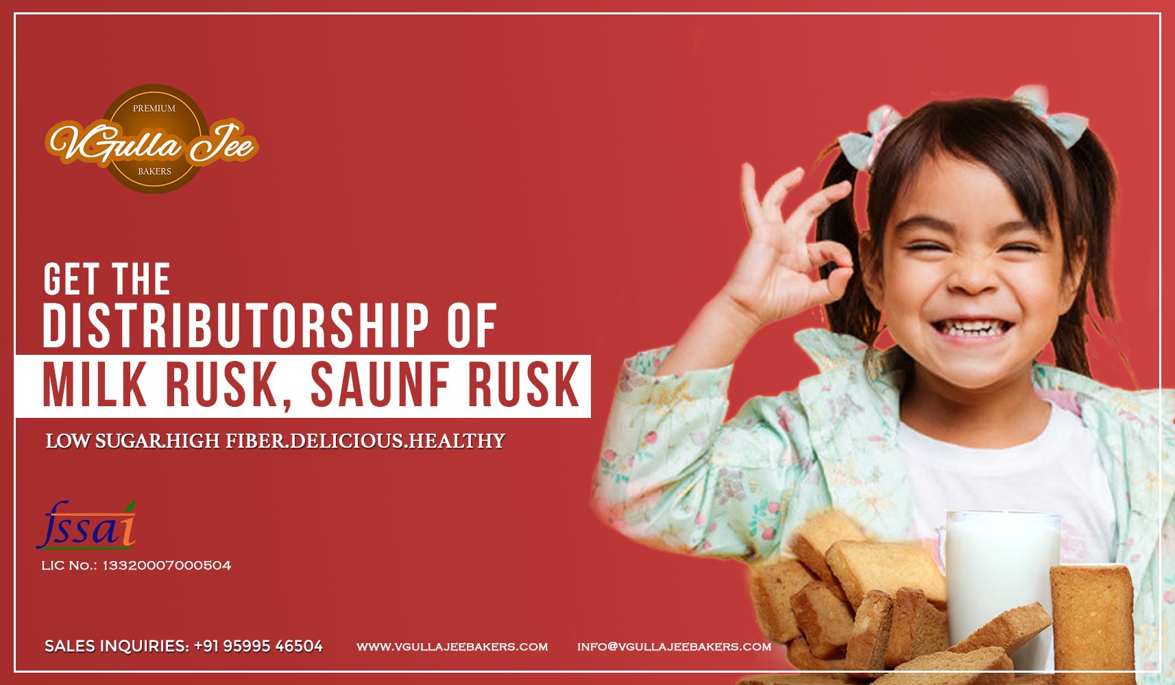 VGullaJee - Get the Distributorship of Premium Milk #Rusk and Saunf # ...
