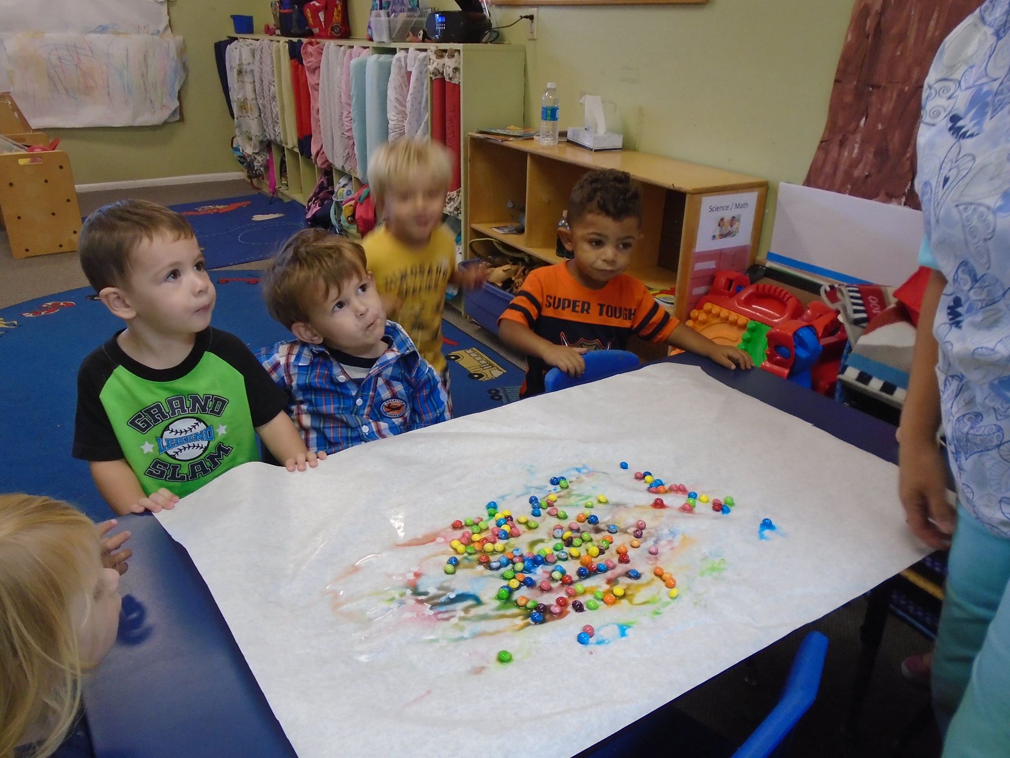 Our Two's room painting with... - Toad Hall Childrens Center