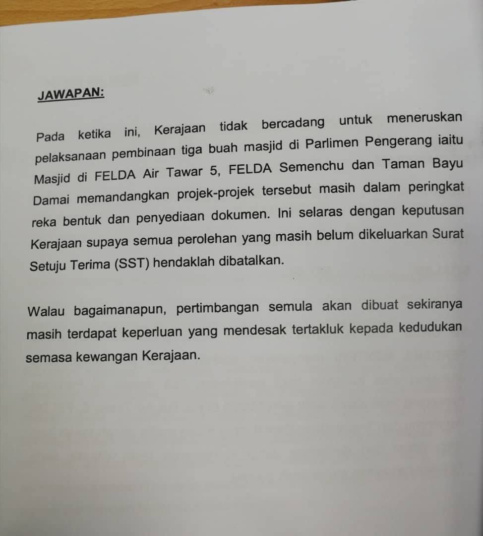 Saya Selaku Ahli P157 Parlimen Azalina Othman Said Facebook