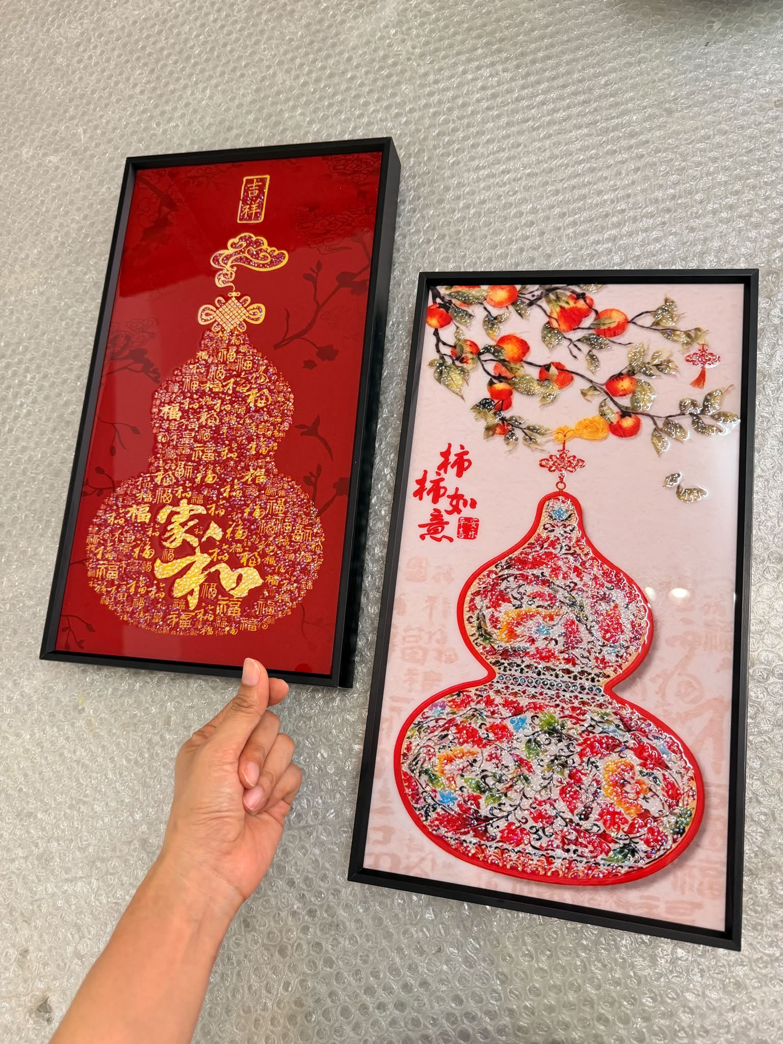 家和富贵》#风水画#水晶画立体效果