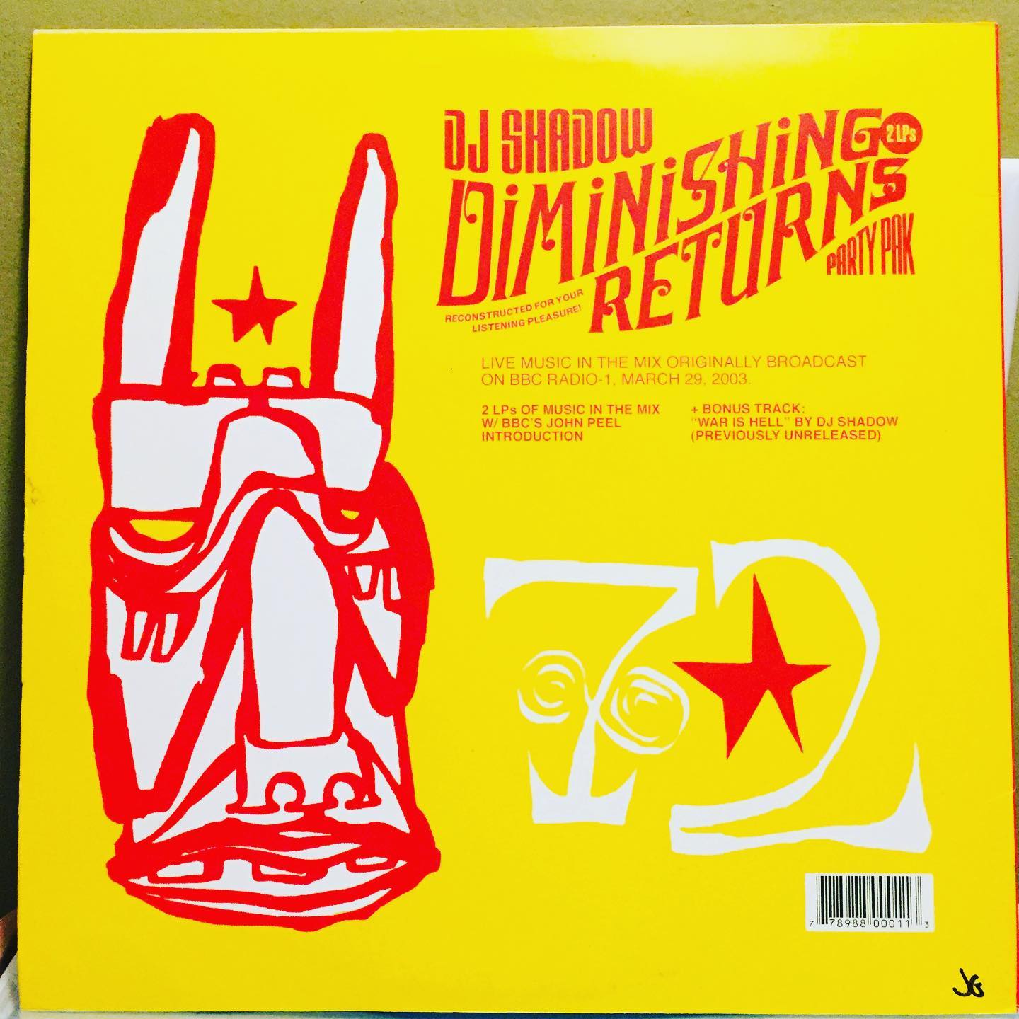SOLD*: DJ SHADOW - 